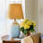Ceramic Table Lamp with Scallop Shade-2036397904