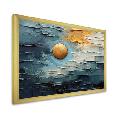 Abstracct Plutot Planet Collage - Print on Canvas