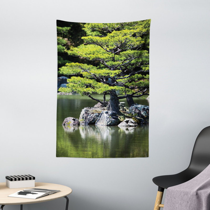 Tapisserie en polyester naturel, H 60 po x l 40 po