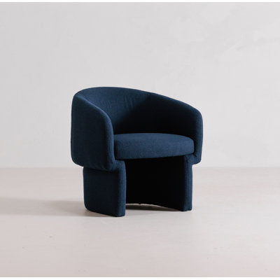 Atkins 27.5" W Velvet Barrel Chair