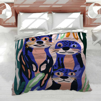 Housse de couette Otters Bedding Animal Tropical