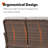 Rattan Wicker Seating Group with Cushions-2107952636