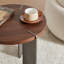Table basse ronde en bois de chêne et pieds en métal-2014865499-2014865493