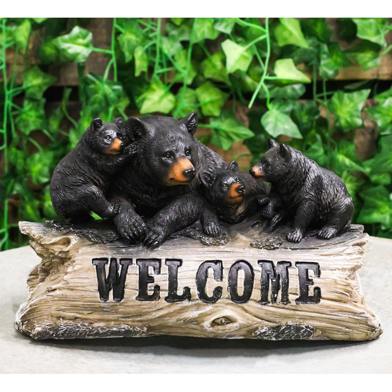Figurine Rustic Wildlife Forest