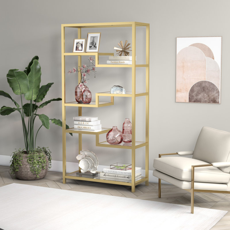 Johann Etagere Bookcase - Stylish Metal Storage