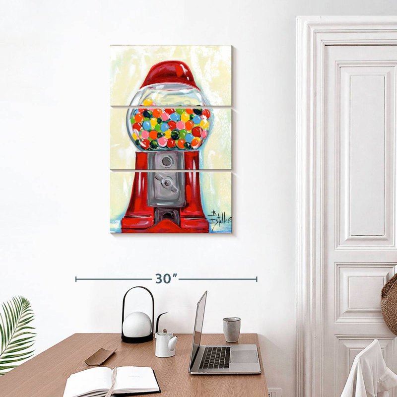 Yarlin Bubblegum Machine, 32" H x 20" W