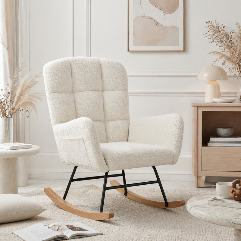 Fauteuil à bascule Teddy