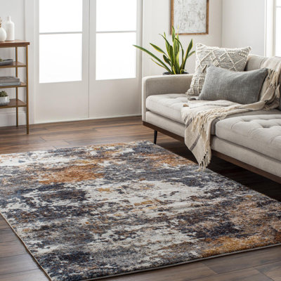 Dunigan Abstract Machine Woven Area Rug