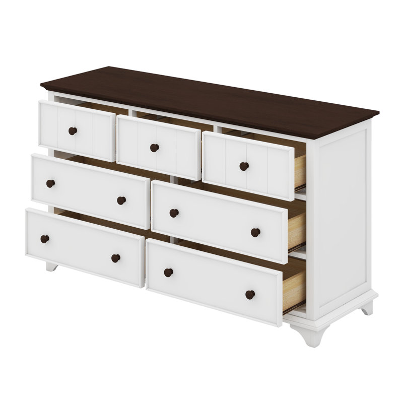 Commode 7 tiroirs avec grande commode Farmhouse