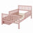 Wood Platform Bed With Guardrails On Both Sides And Drawers-1849508174-1849508171