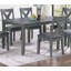 Finition table de salle à manger 6X chaises 7Pcs