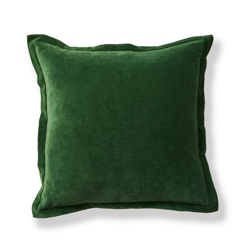 Dannis Throw Pillow Cover, Fern Green