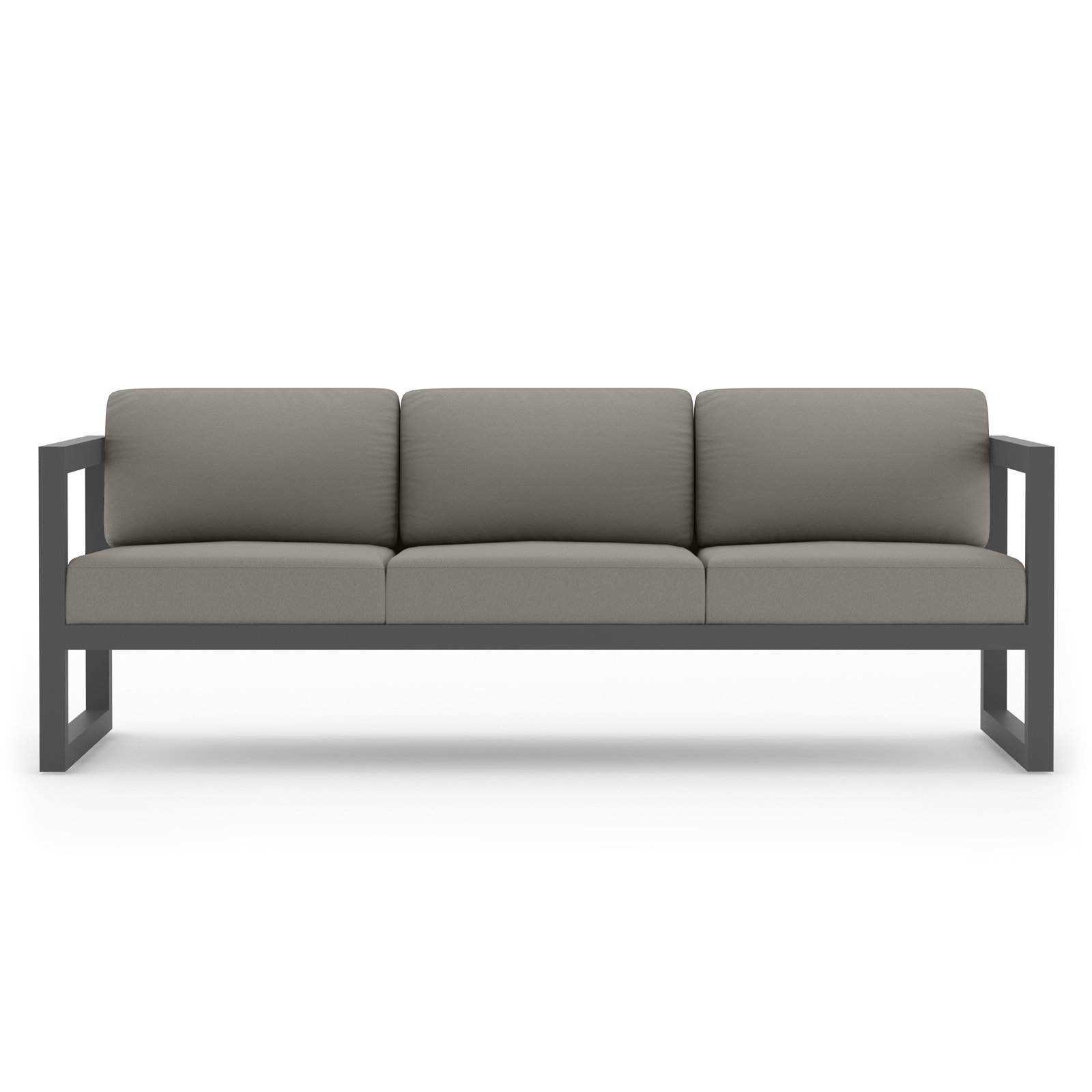 Smith 5-Person Sunbrella® Patio Seating Group, Canvas Charcoal, Slate Gray