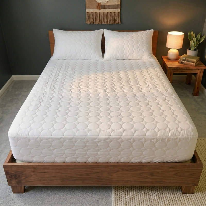 Housse de protection imperméable et hypoallergénique pour matelas Alano Alwyn Home, Grand
