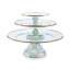 Sky Check Small Pedestal Platter
