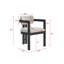 Chaise d'appoint de salle à manger rembourrée 1 pièce Modern-733584417