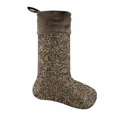  Sparkles Home Luminous Stocking | Velvet Material | Resin Rhinestones | Felt Lining | 5 Colours