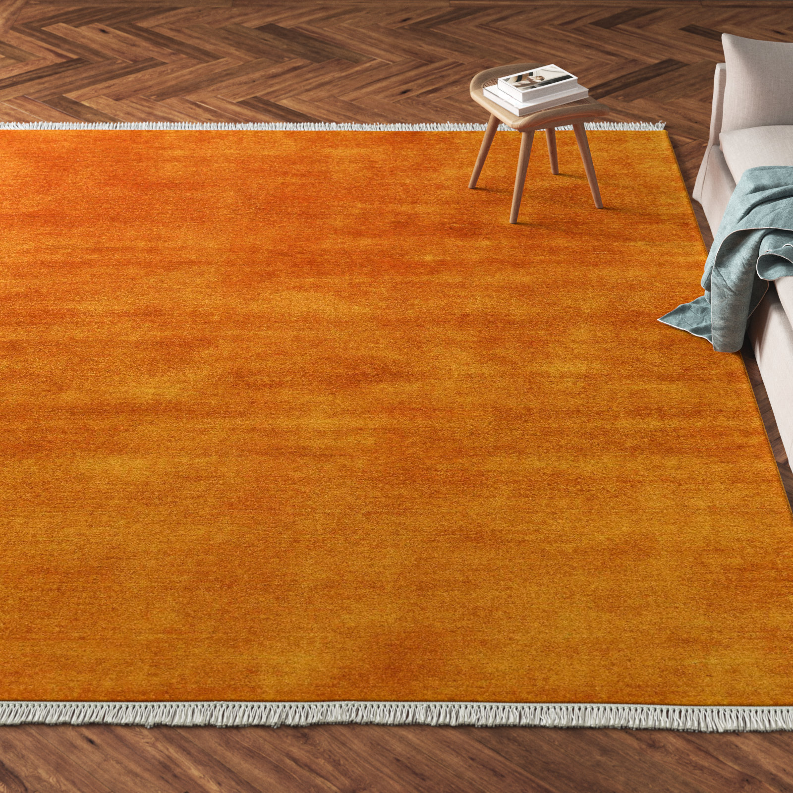 Clio Hand-Woven Area Rug, Rectangle 4' x 6'