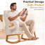 Nursing Rocking Chairs for Adults, Teddy Nursery Rocking Chair-710853280