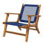 Chaise Adirondack en bois d'acacia Outsunny
