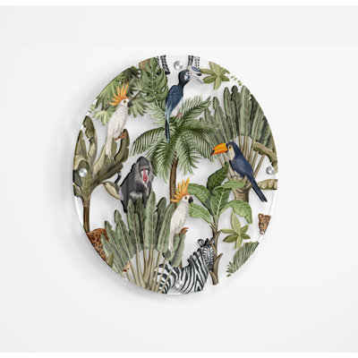 Décoration murale animaux exotiques