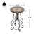 Round Ceramic Outdoor Side Table