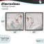 Ensemble de cadres flottants 2 pièces Classic & Elegant Swans, design par Elizabeth Medley-1695154818-1695154941