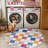 Colorful Diamond for Kids Washable Non-slip Rug Berries on Cream-477690668-470197563