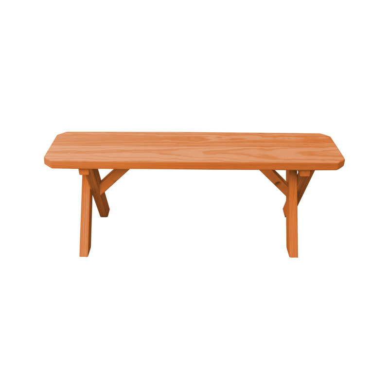 Banc de pique-nique en bois Sempronius, Teinture cèdre