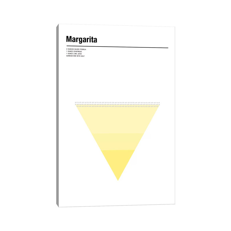 Margarita by Nick Barclay - Print on Canvas, Wrapped Canvas, 20.32 cm H x 30.48 cm W