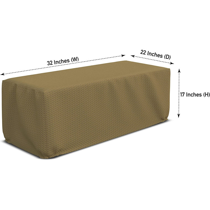 Outdoor Cover, 43.2cm H x 81.3cm W x 55.9cm D, Brown