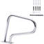 304 Stainless Steel Inground Pool Handrail - Corrosion-Resistant - 175 kg Capacity - Blue Non-Slip Cover - Accessories Included