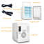 PULUOMIS Mini Fridge 10m³ L Mini Fridge with Freezer-120343378
