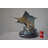 Sailfish Catching A Small Fish In Action Bronze Statue - Size: 26" X 16" X 25"H.