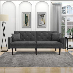 Quienten 72.8'' Upholstered Sleeper Sofa