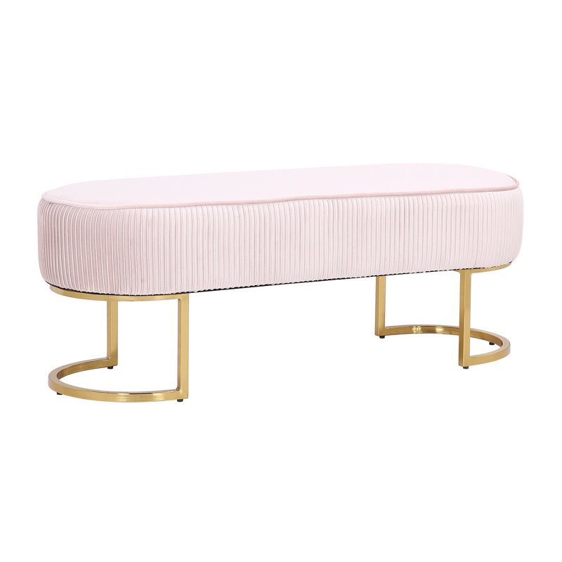 Banc rembourré Dexson, Rose