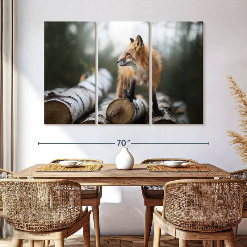 Brampt Handsome Fox, 42" H x 65" W