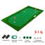 Tapis de golf 5 pieds avec gazon de haute qualité, 3 trous, 3 drapeaux et tasses-113420899