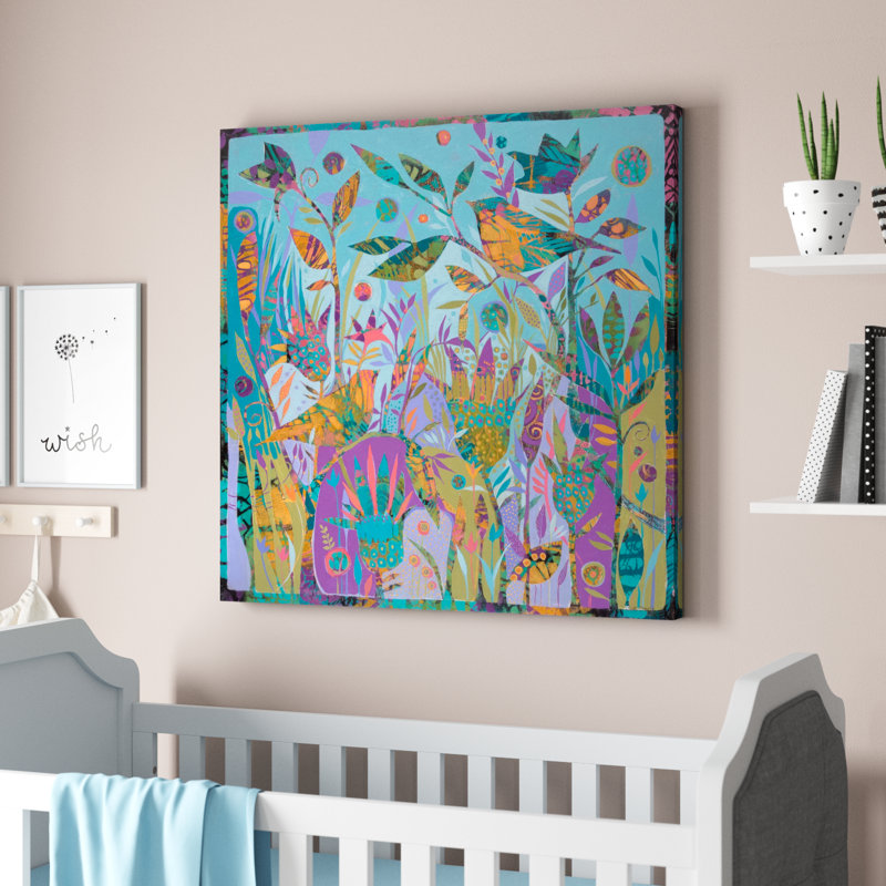 Art sur toile Kratzer «Sing Your Song», H 35 po x l 35 po x P 2 po