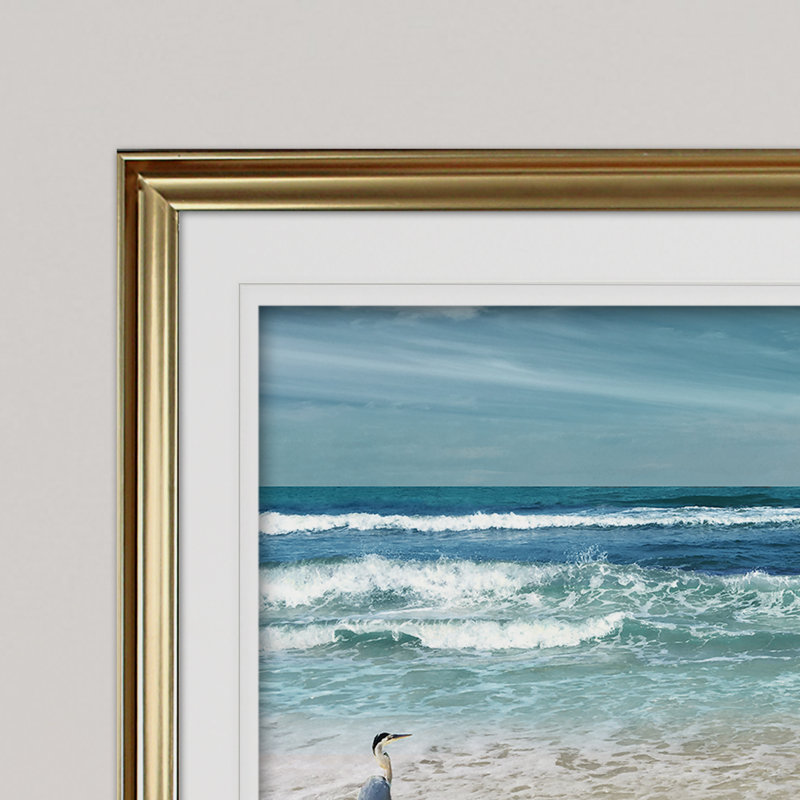 Nature's Symphony - reproduction d'art encadrée, Or, H 30 po x l 40 po x P 1,5 po
