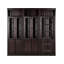 Deirra Solid Wooden Library Bookcase H:223 W:222 cm-2118243367