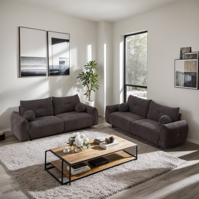 Pertev Upholstered 90.5'' Sofa