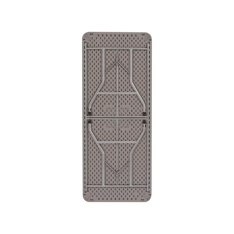 6-Foot Folding Table, Charcoal Slate - Indoor/Outdoor Versatility