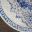 Tapis oriental blanc / bleu Colo-1051779353