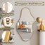 Irregular Metal Framed Wall Mirror, Asymmetrical Mirrors for Bathroom-1218128631-1211189288