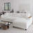 114.5'' Corduroy Couch With 2 Pillows Oversized Sofa L Shaped Sectional Couch With Reversible Chaise With Two Armrests Hidden Storage Space Sectional Couches For Living Room-977901390