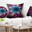 Housse et insert de coussin d'art numérique Fractal Flower-29457241-29457245