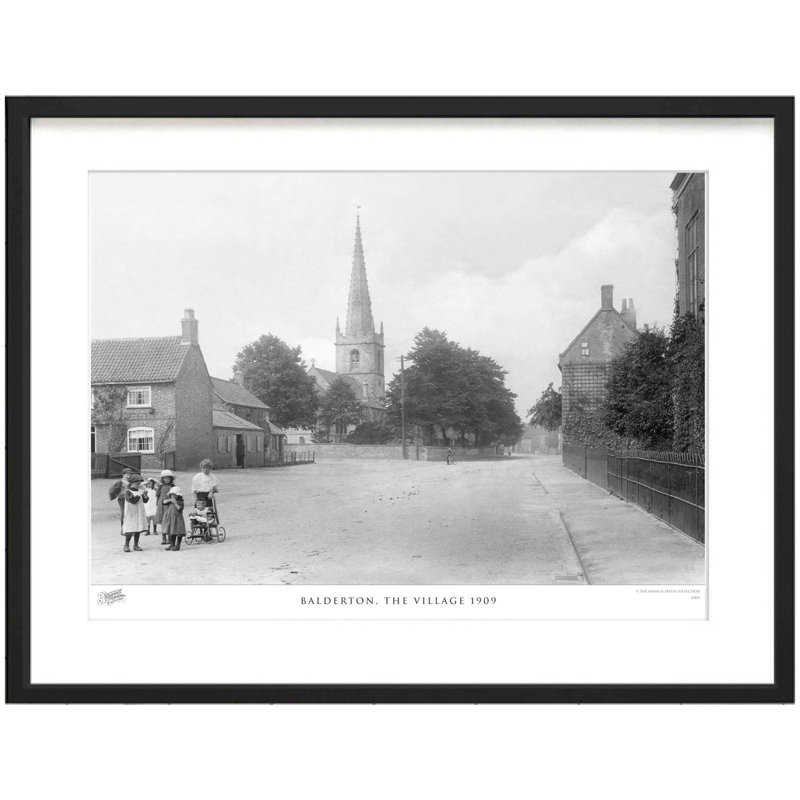 Balderton, The Village 1909 - Single Picture Frame Print, 60cm H x 80cm W x 2.3cm D