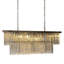 Lustre rectangulaire unique à 8 lumières Kratika-773606850
