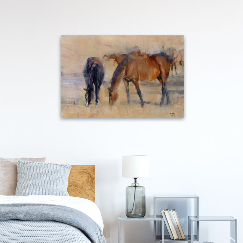 Kentucky Morning 1 - animaux, chevaux, H 24 po x l 36 po